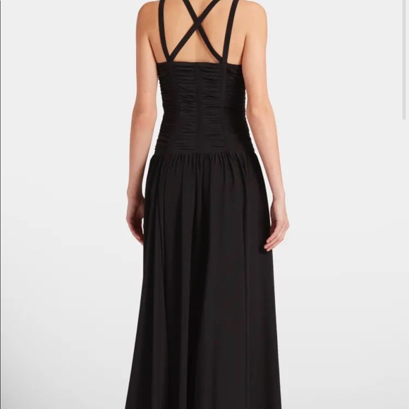 Anya Gathered Dropped Waist Gown - Picture 2 of 10